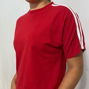 BRANDY MELVILLE loose fit soccer shirt with stripes